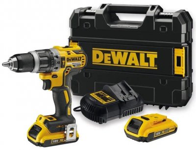 Акк дрель-шуруповерт ударная DeWALT DCD796D2-QW бесщ (18В; 2 АКБ; 2, 0Ач; 70Нм; 1, 6кг 1, 6кг; кейс)