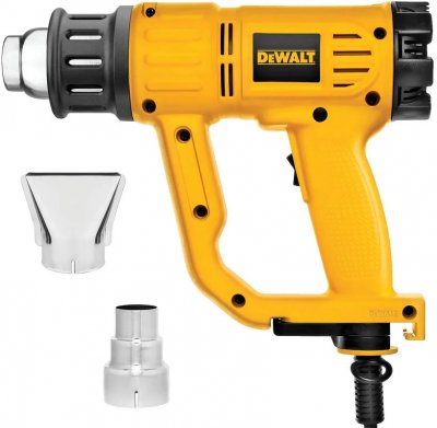 Фен строительный DeWALT D26411-QS (1800Вт; 50-600°С; 250-450л​/​мин; 0, 8кг)