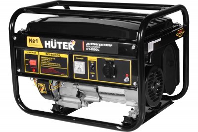 Генератор бензиновый HUTER DY4000L (220в; 3-3, 2кВт; бак 15л; 43кг) (64​/​1​/​21)