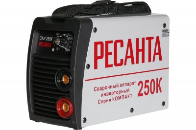 Сварочный инвертор РЕСАНТА САИ 250К (MMA; 7, 8кВт; 10-250А; электрод 6, 0мм; 4, 4кг) (65​/​38)