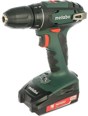 Акк дрель-шуруповерт METABO BS 18 (18В; 2 АКБ; 1, 5Ач; 48Нм; 1, 3кг 1, 3кг; кейс) (602207550)