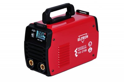 Сварочный инвертор ELITECH АИС 220Д (MMA+TIG; 6, 9кВт; 10-220А; электрод 6, 0мм; 4кг) (196358)
