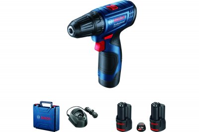 Акк дрель-шуруповерт BOSCH GSR 120-Li (12В; 2 АКБ; 2, 0Ач; 30Нм; 0, 96кг; кейс) (06019G8020)