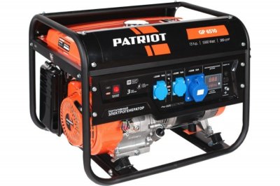 Генератор бензиновый PATRIOT GP 6510 (220в; 5-5, 5кВт; бак 25л; 71кг) (474101565)
