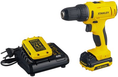 Акк дрель-шуруповерт STANLEY SCD12S2-RU (10, 8В; 1 АКБ; 1, 5Ач; 26Нм; 1, 9кг)