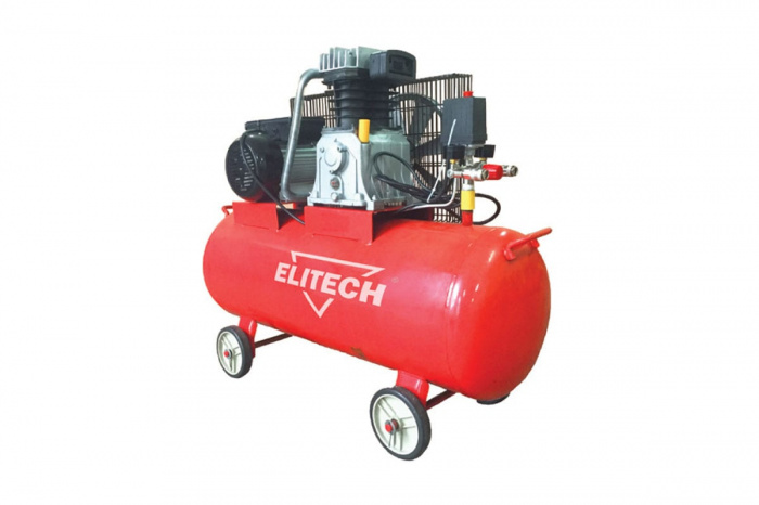 Компрессор ременной ELITECH КПР100​/​450​/​2, 2 (2200Вт; 100л; 450л​/​мин; 8бар; 77кг) (198650)