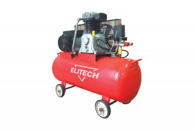 Компрессор ременной ELITECH КПР100​/​450​/​2, 2 (2200Вт; 100л; 450л​/​мин; 8бар; 77кг) (198650)