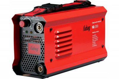 Сварочный инвертор FUBAG IQ 200 (MMA; 7, 7кВт; 20-200А; электрод 5, 0мм; 3кг) (38832)