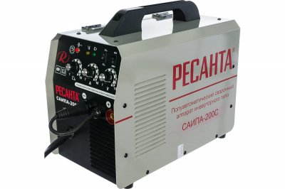 Сварочный полуавтомат РЕСАНТА САИПА-200C (MMA; 6, 9кВт; 30-200А; 11, 31кг) (65​/​56)