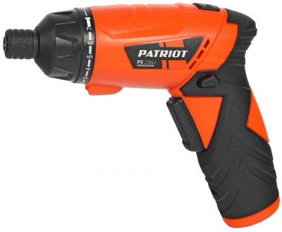 Акк отвертка PATRIOT PS236 (3, 6В; встр АКБ; 1, 5Ач; 3, 5Нм; 1кг 1кг; кейс) (180201323)