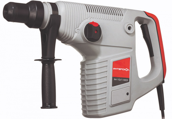 Отбойный молоток SDS-Max ИНТЕРСКОЛ М-10​/​1100 (1100Вт; 10, 5Дж; до 2800уд​/​м; 7кг) (257.0.1.00)