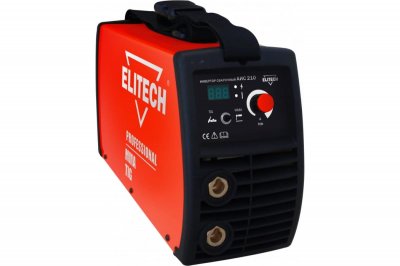 Сварочный инвертор ELITECH АИС 210 (MMA+TIG; 7, 1кВт; 10-200А; электрод 5, 0мм; 7, 3кг) (171205)
