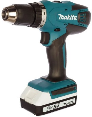 Акк дрель-шуруповерт MAKITA DF457DWE (18В; 2 АКБ; 1, 5Ач; 42Нм; 1, 7кг; кейс)