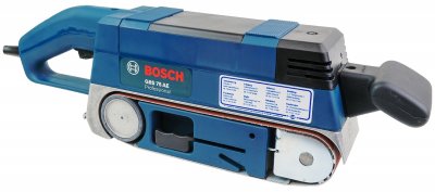 Шлифмашина ленточная сетевая BOSCH GBS 75 AE (750Вт; 75х533мм; 200-300м​/​мин; 3, 4кг) (0601274708)