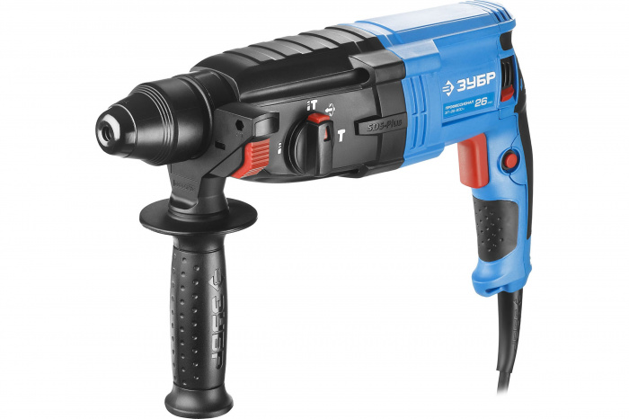 Перфоратор SDS-plus ЗУБР ЗП-26-800К (800Вт; 3Дж; 4800уд​/​м) (ЗП-26-800 К) КМС01