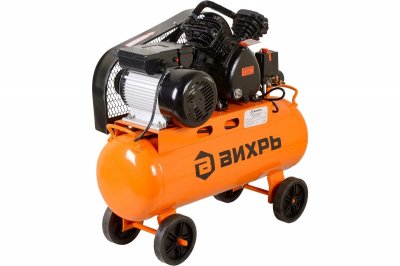 Компрессор ременной ВИХРЬ КМП-400​/​50P (1600Вт; 50л; 400л​/​мин; 10бар; 26кг) (74​/​3​/​10)