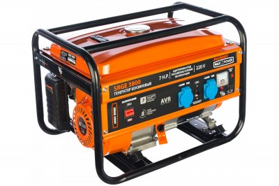 Генератор бензиновый PATRIOT SRGE 3800 (220в; 2, 8-3кВт; бак 15л; 45кг) (474103155)