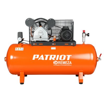 Компрессор ременной PATRIOT REMEZA СБ4​/​Ф-270LB50 (380В; 4000Вт; 270л; 690л​/​мин; 10бар; 180кг) (52030