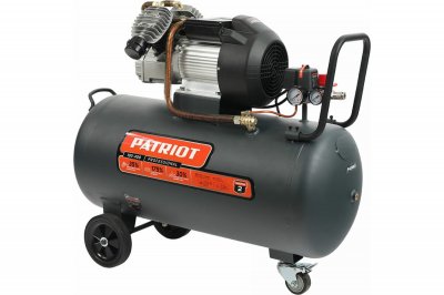 Компрессор масляный PATRIOT Professional 100-400 (2200Вт; 100л; 400л​/​мин; 8бар; 51кг) (525301955)