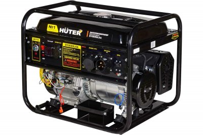 Генератор бензиновый HUTER DY8000LXA с АВР (220в; 6, 5-6, 5кВт; бак 25л; 94кг) (64​/​1​/​30)