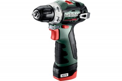 Акк дрель-шуруповерт METABO Powermaxx BS BL бесщ (12В; 2 АКБ; 2, 0Ач; 38Нм; 0, 9кг 0, 9кг; кейс) (60172