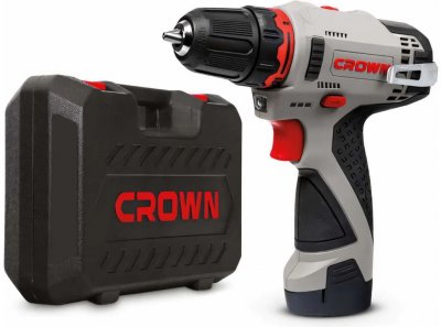 Акк дрель-шуруповерт CROWN CT21072HX-2 BMC (12В; 2 АКБ; 2, 0Ач; 30Нм; 0, 96кг; кейс)