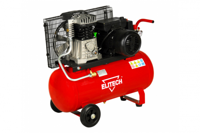 Компрессор ременной ELITECH КР50​/​360​/​2.2 (2200Вт; 50л; 360л​/​мин; 10бар; 61кг)