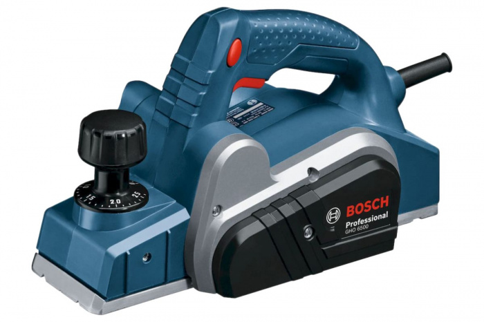 Рубанок сетевой BOSCH GHO 6500 (650Вт; 2, 6​/​82мм; 2, 8кг) (0601596000)