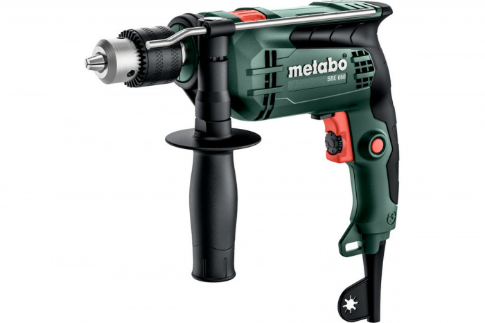 Дрель с ударом METABO SBE 650 (650Вт; ЗВП 13мм; 10Нм; 2800об​/​м; 1, 8кг) (600742000)