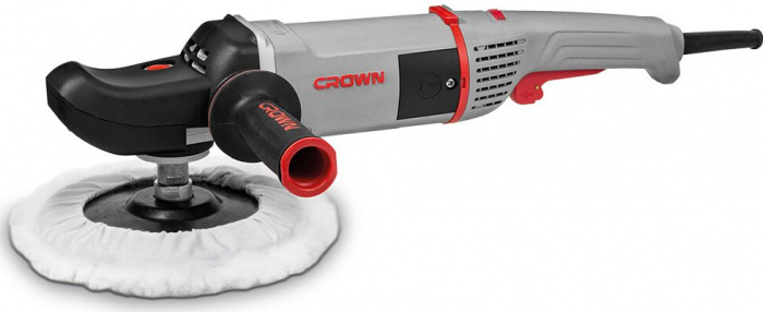 Шлифмашина полировальная CROWN CT13528 (180мм; 1500Вт; 520-4000об​/​мин;)