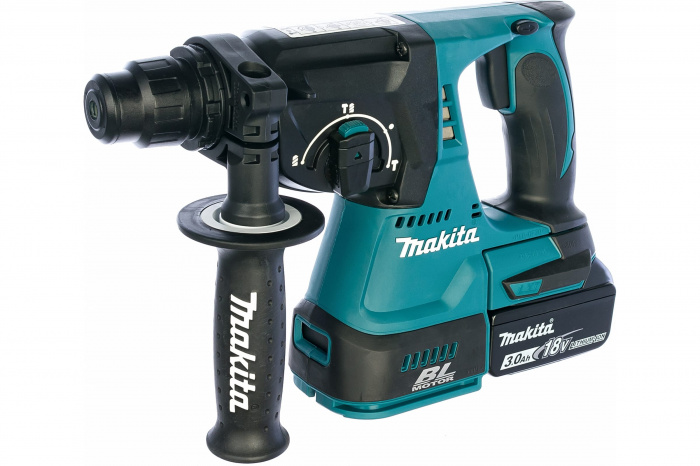 Акк перфоратор MAKITA DHR242RFE (18В; 2х3, 0Ач; 2, 4Дж)
