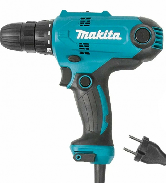 Дрель-шуруповерт MAKITA DF0300 (320Вт; БЗП 10мм; 56Нм; 1500об​/​м; 1, 2кг)