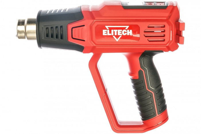 Фен строительный ELITECH ТВ 2000С (2000Вт; 50-600°С; 250-550л​/​мин; 0, 75кг +кейс) (191629)