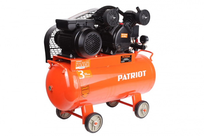 Компрессор ременной PATRIOT PTR50-260A (2000Вт; 50л; 260л​/​мин; 8бар; 53кг) (525306320)