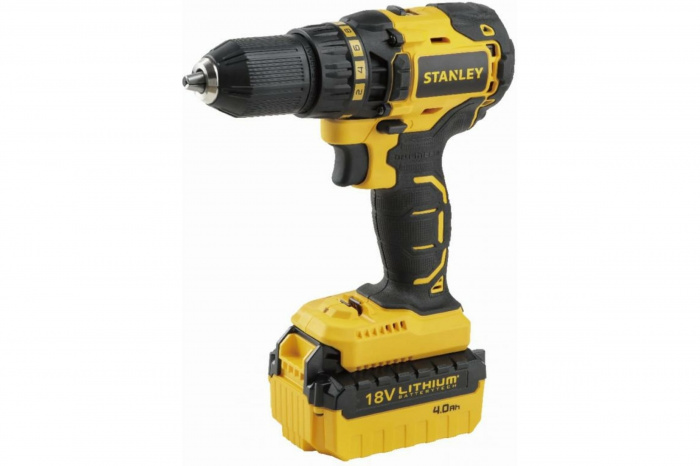Акк дрель-шуруповерт STANLEY SBD201M2K-RU бесщ (18В; 2 АКБ; 4, 0Ач; 55Нм; 3, 56кг; кейс)