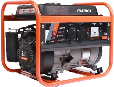 Генератор бензиновый PATRIOT GRS 1500 (220-230в; 1, 2кВт; бак 6л; 23, 32кг) (476102225)