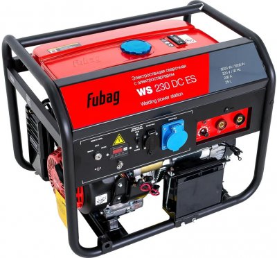 Генератор бензиновый сварочный FUBAG WS 230 DC ES (220-230в; бак 25л; 112кг) (838237)