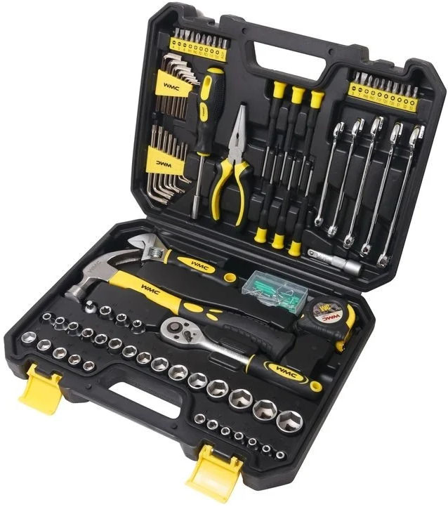 Набор инструментов 128пр WMC TOOLS WMC-30128 (головки 1/4+3/8 дюйма; трещотка;) (48133) от магазина Инструмент маркет