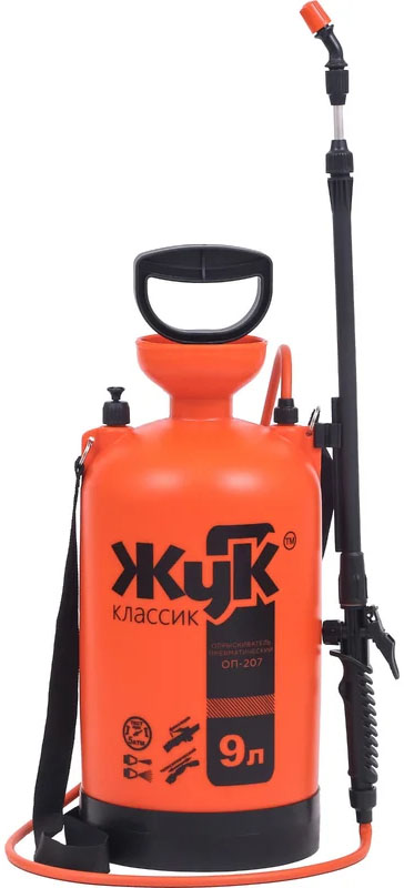 Опрыскиватель ручной ЖУК ОП-207 КЛАССИК (бак 9л; 1,54кг) (0406-00) от магазина Инструмент маркет