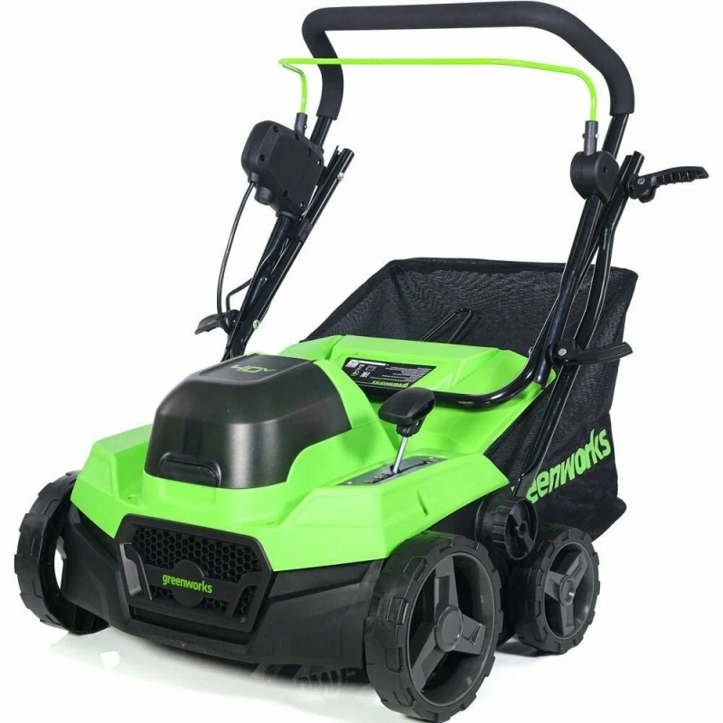 Акк аэратор-скарификатор GREENWORKS GD40SC38II (40В; 38cм; 12кг) (2517607) от магазина Инструмент маркет