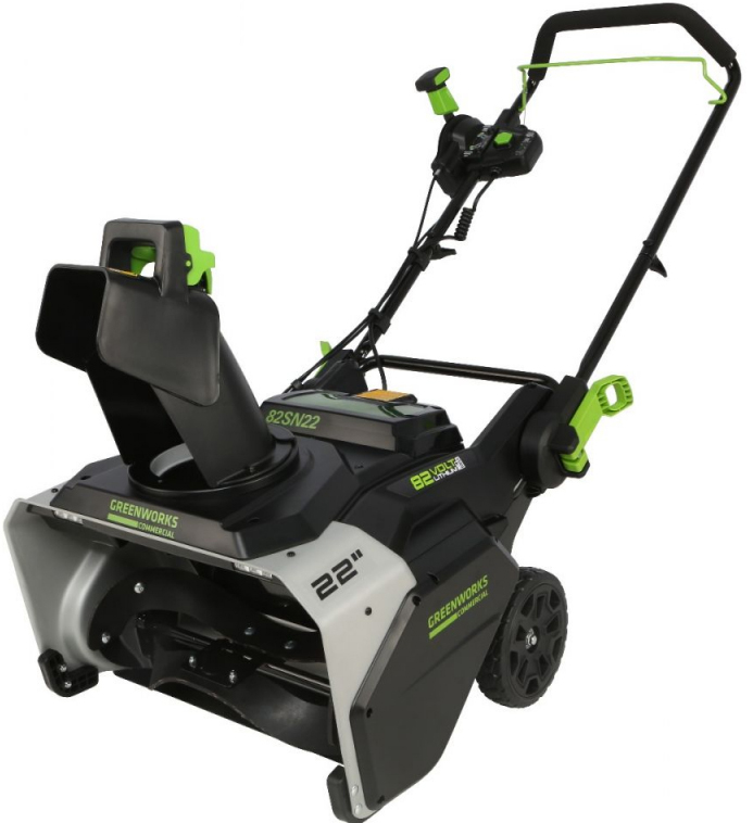 Снегоуборщик аккумуляторный GREENWORKS GD82ST (82В; без АКБ и ЗУ; шир 56см; 25,8кг) (2602507) от магазина Инструмент маркет