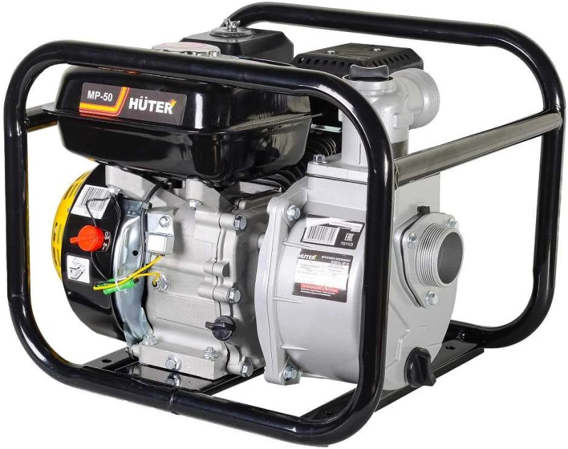 Мотопомпа чистовая 50х50 HUTER MP-50 (4Т; 7лс; 600л/м; напор 32м;) (70/11/3) от магазина Инструмент маркет