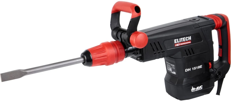 Отбойный молоток SDS-Max ELITECH DH 1518E (1 500Вт; 18Дж; 1 000-1 900уд/м; 10,3кг) (E2205.022.01) от магазина Инструмент маркет