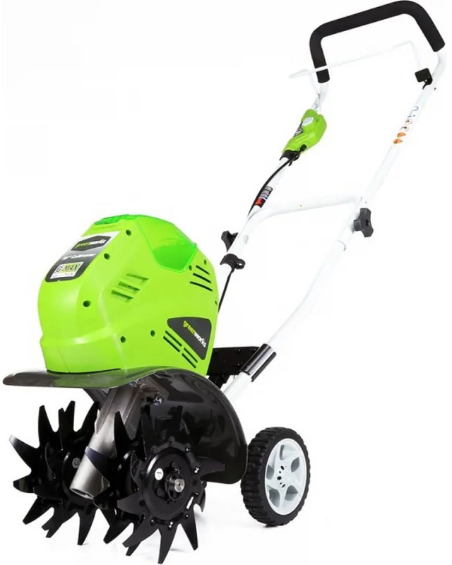 Акк культиватор GREENWORKS G40TL (40В; без АКБ и ЗУ; 1вп; шир 26см; 12кг) (27087) от магазина Инструмент маркет