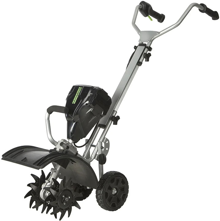 Акк культиватор GREENWORKS GC82T (82В; без АКБ и ЗУ; 1вп; шир 25см; 11,3кг) (2801107) от магазина Инструмент маркет