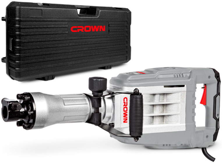 Отбойный молоток HEX-30 CROWN CT18172 BMC (1 600Вт; 45Дж; 1 850уд/м; 14,8кг) от магазина Инструмент маркет