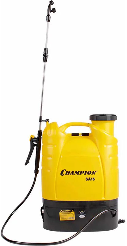 Акк опрыскиватель CHAMPION SA16 (12В; 1 АКБ 8Ач; 3,6л/м; 5,3кг) (SA16) от магазина Инструмент маркет