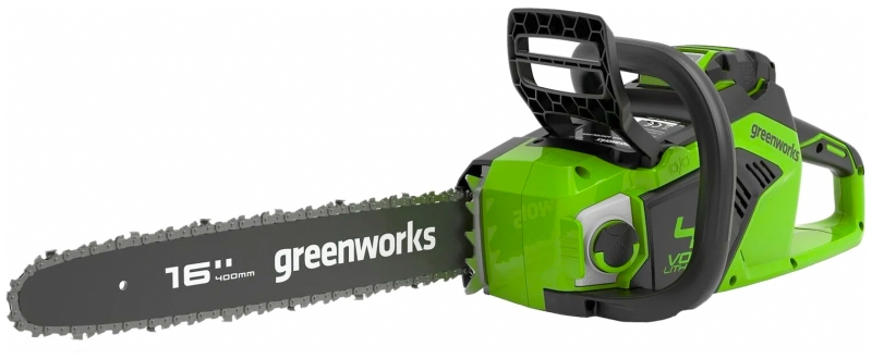 Акк пила цепная GREENWORKS GD40CS18 (40В; без АКБ и ЗУ; шина 16"-40см; 3/8-1,1-56) (2005807) от магазина Инструмент маркет