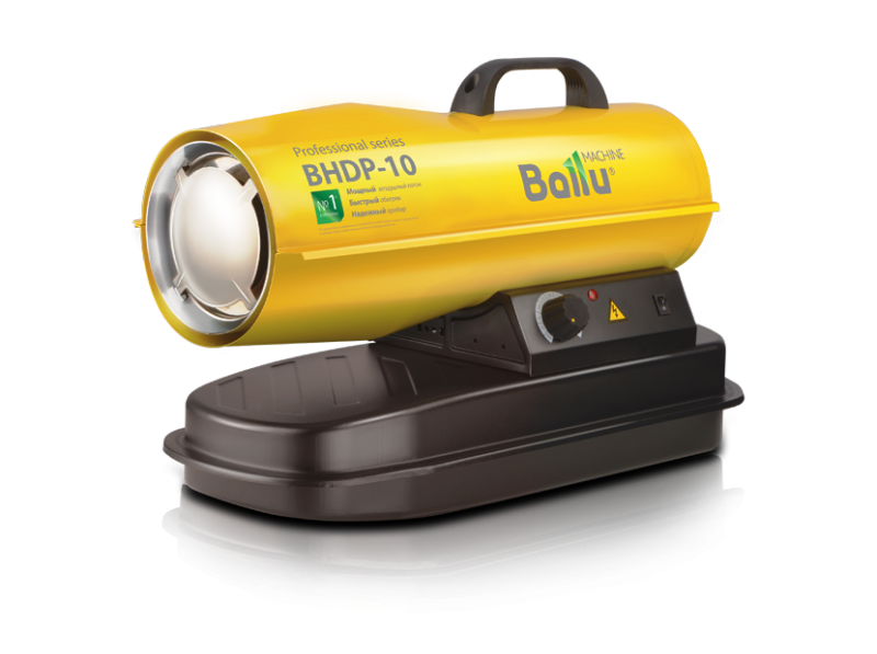 Пушка тепловая дизельная BALLU BHDP-10 (220В; 10кВт; 590м3/ч; 0,8л/ч; 10,5кг) (НС-1050911) от магазина Инструмент маркет