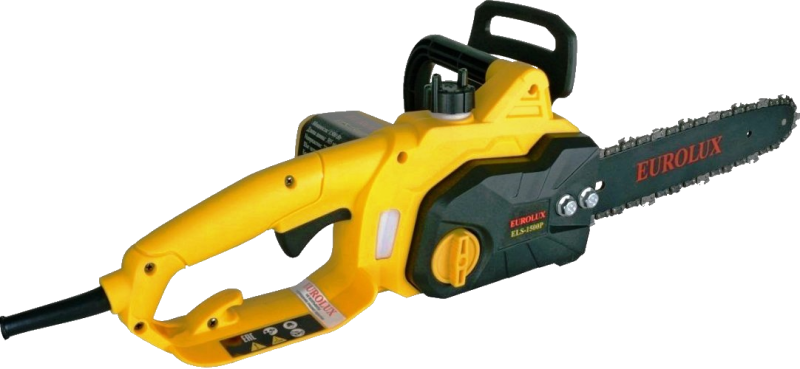Электропила EUROLUX ELS-1500P (1 500Вт; шина 12"-30см; 3/8-1,3-45; 3,3кг) (70/10/8) от магазина Инструмент маркет